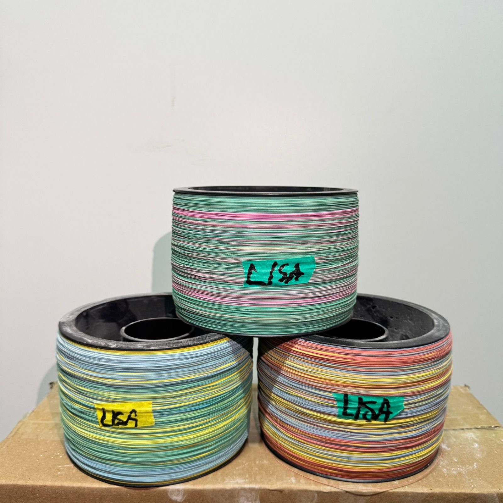 FIO 10 3 mil jardas LISA MULTICOLOR 3 PASSE